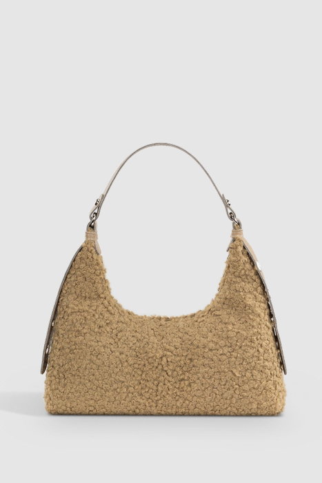 Zoozie Bags 205 Bolso de Visón de Lujo, Bolso Elegante de Peluche Sintético, Bolso de Moda Sofisticado, Dimensiones 30x26cm